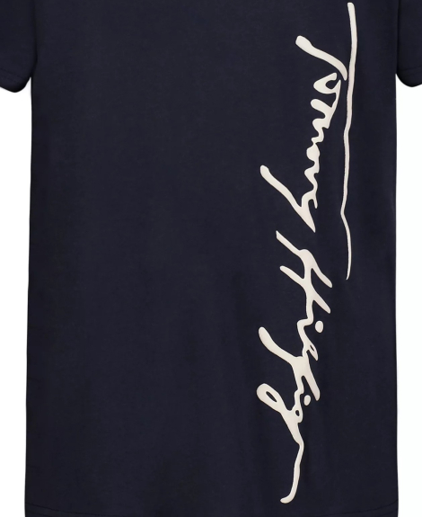 Дитяча футболка Tommy Hilfiger з логотипом 1159839362 (Синій 4)
