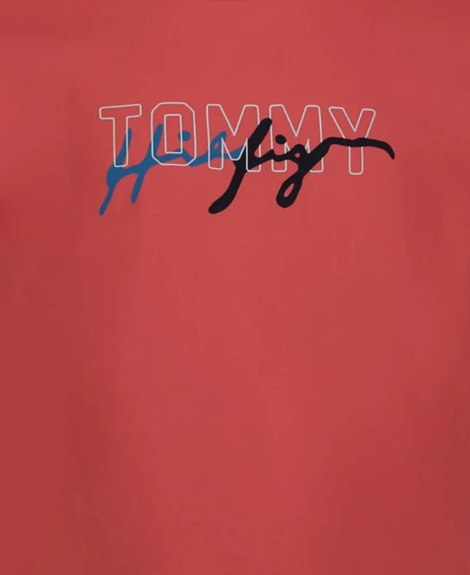 Дитяча футболка Tommy Hilfiger з логотипом 1159839541 (Рожевий 6)