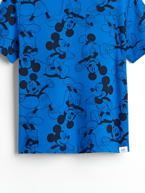 Дитяча футболка Mickey Mouse GAP 1159839543 (Синій 2)