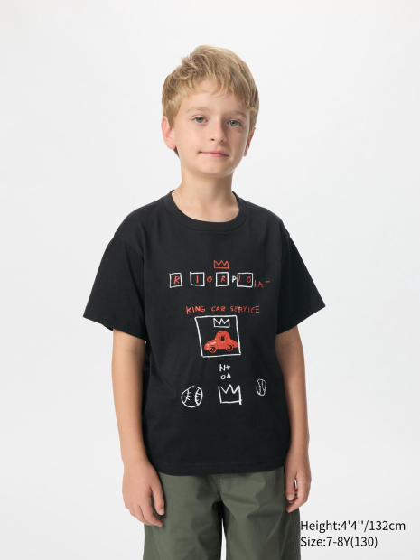Детская футболка NY POP ART UT Uniqlo 1159839994 (Черный 145-155)