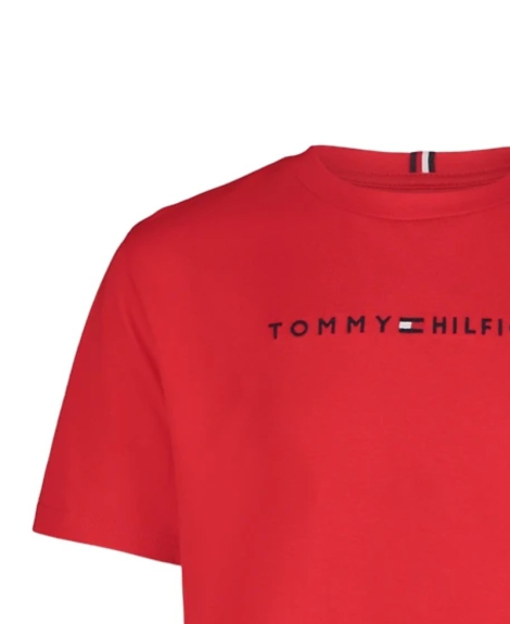 Детская футболка Tommy Hilfiger с вышитым логотипом 1159842774 (Красный 2T)