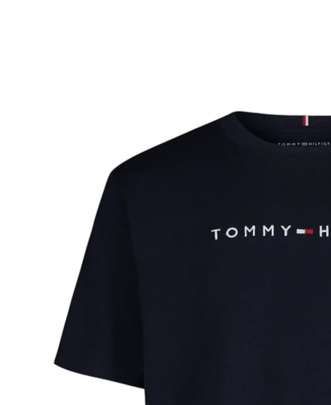 Детская футболка Tommy Hilfiger с вышитым логотипом 1159842776 (Синий 2T)
