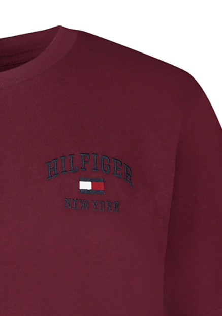 Детская футболка Tommy Hilfiger с логотипом 1159842945 (Бордовый M)