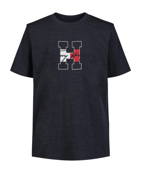 Детская футболка Tommy Hilfiger с логотипом 1159843038 (Синий 5)