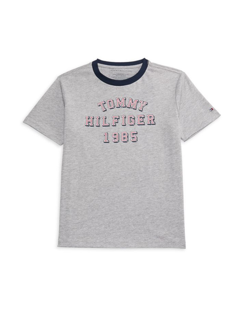 Подростковая футболка Tommy Hilfiger с логотипом 1159843044 (Серый XL)