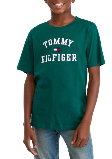 Детская футболка Tommy Hilfiger с логотипом 1159843127 (Зеленый XL)