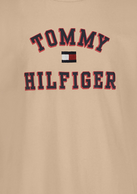Подростковая футболка Tommy Hilfiger с логотипом 1159843128 (Бежевый S)