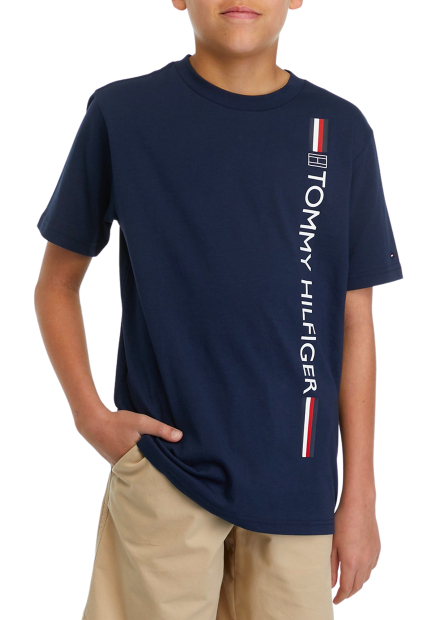 Подростковая футболка Tommy Hilfiger с логотипом 1159843289 (Синий M)