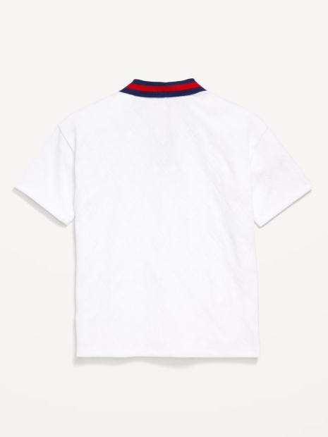 Подростковая футболка-поло Old Navy 1159848342 (Белый XL)