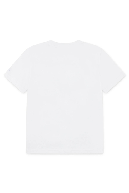 Дитяча футболка з принтом Nike Jordan 1159848613 (Білий/Блакитний XL)