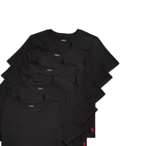 Набор детских футболок Polo Ralph Lauren 5шт 1159849289 (Черный M)