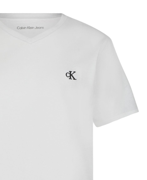 Базовая детская футболка Calvin Klein с логотипом 1159852016 (Белый XL) на рост 164-177 см