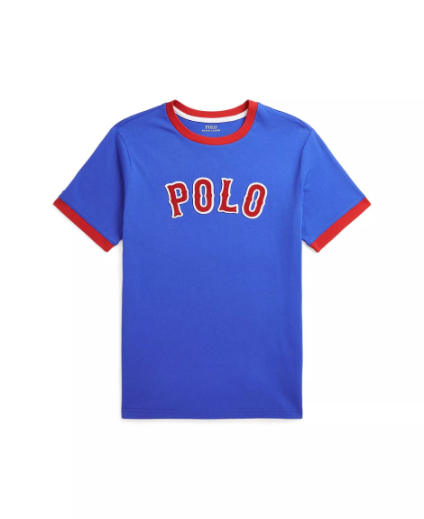 Футболка Polo Ralph Lauren з логотипом 1159853449 (Синій M) на зріст 140-149 см