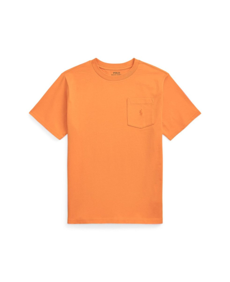 Футболка Polo Ralph Lauren з кишенею 1159854972 (Помаранчевий M) на зріст 140-149 см