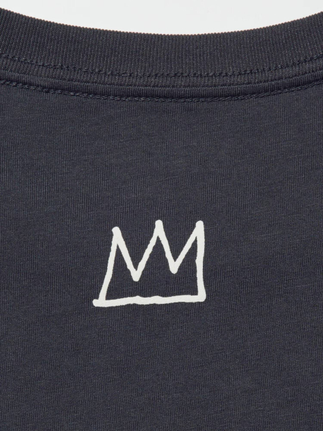 Дитяча футболка NY POP ART UT Uniqlo Jean-Michel Basquiat 1159855127 (Сірий 145-155) на зріст 145-155 см