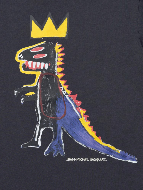 Дитяча футболка NY POP ART UT Uniqlo Jean-Michel Basquiat 1159855127 (Сірий 145-155) на зріст 145-155 см