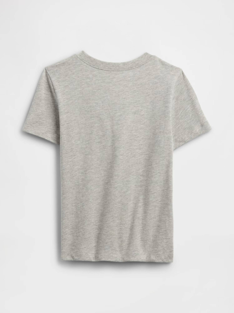 Дитяча футболка GAP з принтом 1159858633 (Сірий 2) на зріст 84-91 см
