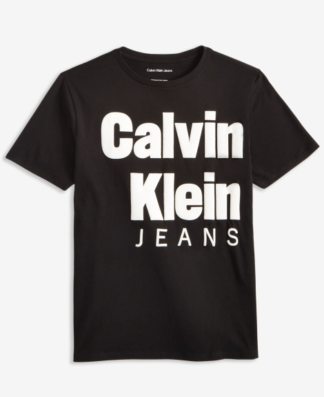 Детская футболка Calvin Klein с логотипом 1159859717 (Черный S) на рост 119-135 см
