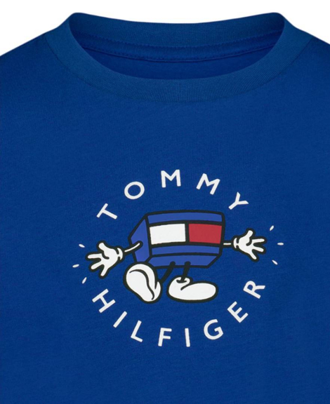 Детская футболка Tommy Hilfiger с принтом 1159859881 (Синий 7) на рост 122 см