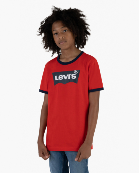 Детская футболка Levi's с логотипом 1159859935 (Красный S) на рост 128-132 см