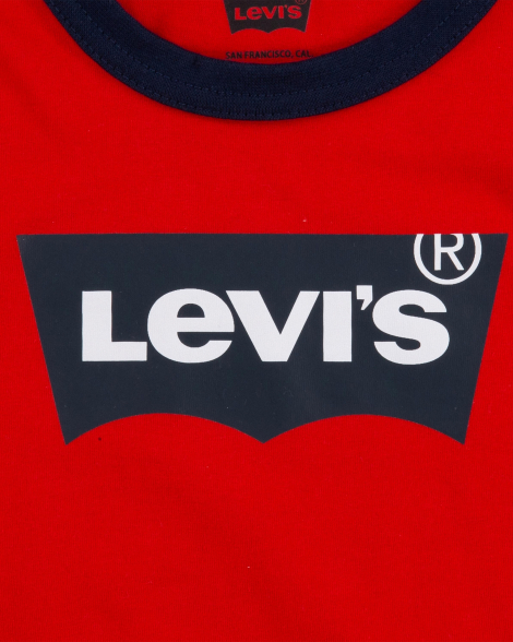 Детская футболка Levi's с логотипом 1159859935 (Красный S) на рост 128-132 см