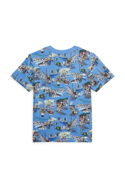 Футболка для дитини Polo Ralph Lauren з логотипом 1159860056 (Синій 7) на зріст 124-134 см