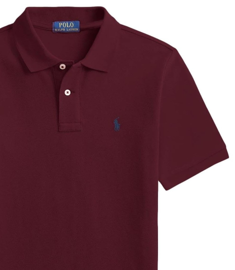 Детское поло Polo Ralph Lauren с логотипом 1159860983 (Бордовый 5) на рост 109-116 см