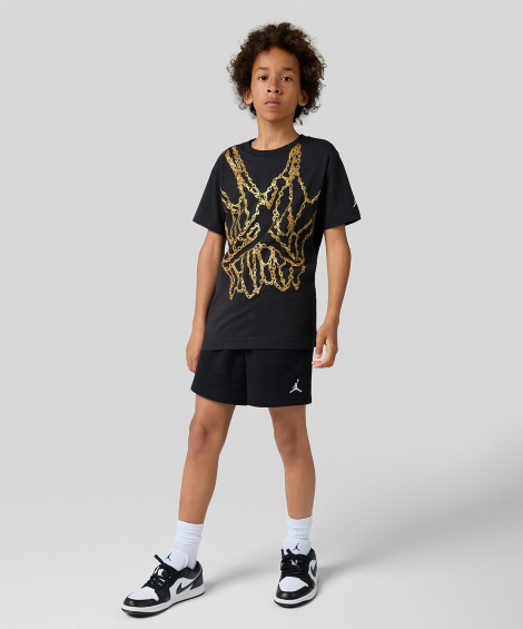 Детская футболка с принтом Nike Jordan 1159862222 (Черный M) на рост 110-116 см