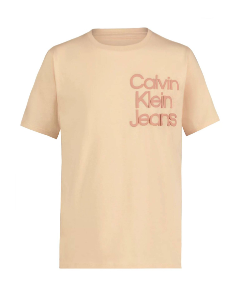 Дитяча футболка Calvin Klein з логотипом 1159862255 (Помаранчевий L) на зріст 150-164 см