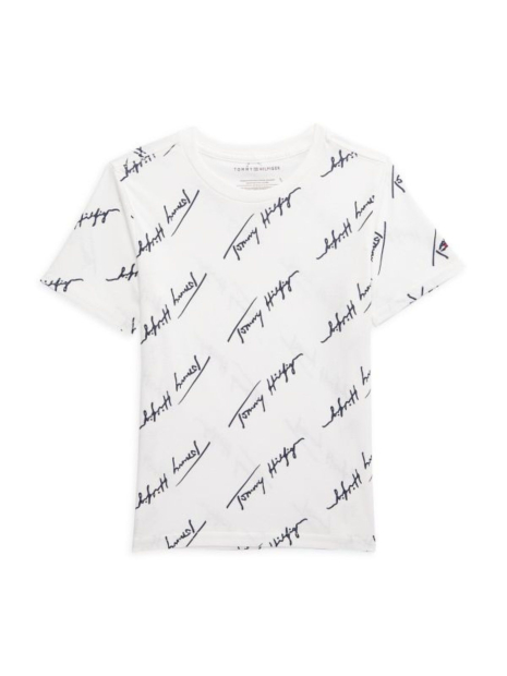 Детская футболка Tommy Hilfiger с логотипом 1159862314 (Белый L) на рост 165-175 см