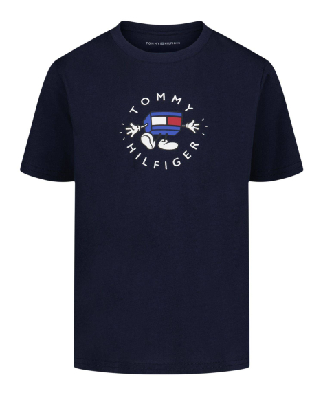 Детская футболка Tommy Hilfiger с принтом 1159862409 (Синий 5) на рост 109 см
