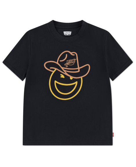 Детская футболка Levi's с логотипом и принтом 1159864135 (Черный 98-104) на рост 98-104 см