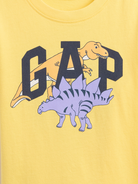 Детская футболка GAP с принтом 1159864466 (Желтый 2) на рост 95 см