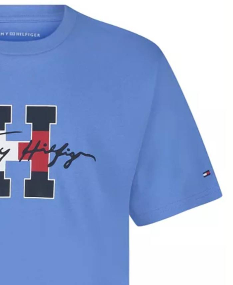 Детская футболка Tommy Hilfiger с логотипом 1159865122 (Синий L) на рост 165-175 см
