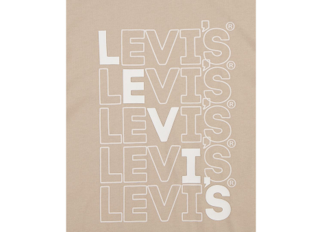 Детская футболка Levi's с логотипом 1159865184 (Бежевый 98-104) на рост 98-104 см