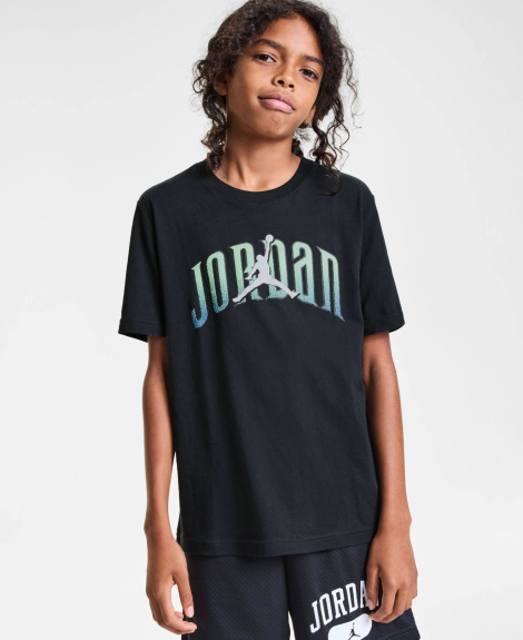 Дитяча футболка з принтом Nike Jordan 1160128720 (Чорний M) на зріст 132-147 см