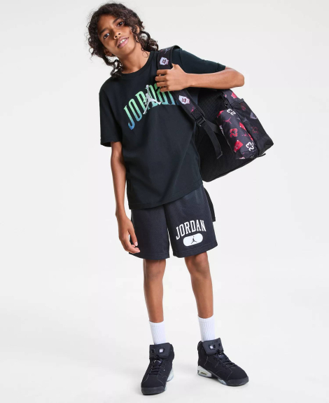 Дитяча футболка з принтом Nike Jordan 1160128720 (Чорний M) на зріст 132-147 см