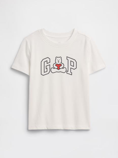 Дитяча футболка GAP з принтом 1160137685 (Молочний 3) на зріст 91-99 см
