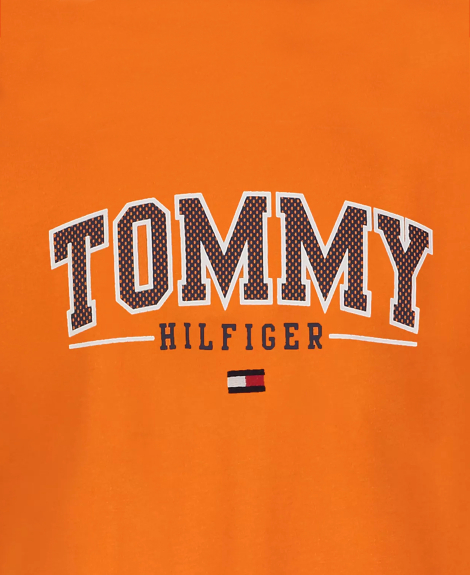 Детская футболка Tommy Hilfiger с логотипом 1160151480 (Оранжевый 6) на рост 117 см