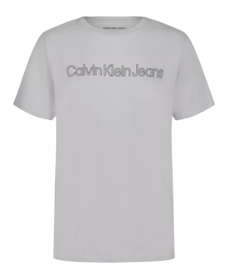 Детская футболка Calvin Klein с логотипом 1160412282 (Серый M) на рост 135-150 см