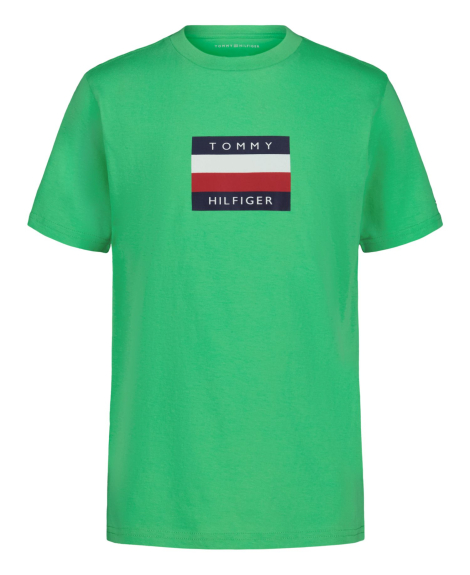 Дитяча футболка Tommy Hilfiger з логотипом 1160560938 (Зелений 3) на зріст 99 см