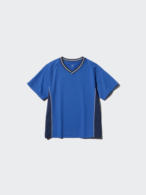 Детская футболка Uniqlo DRY-EX 1162743276 (Синий 11-12) на рост 145-155 см