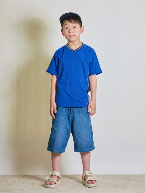 Детская футболка Uniqlo DRY-EX 1162743276 (Синий 11-12) на рост 145-155 см