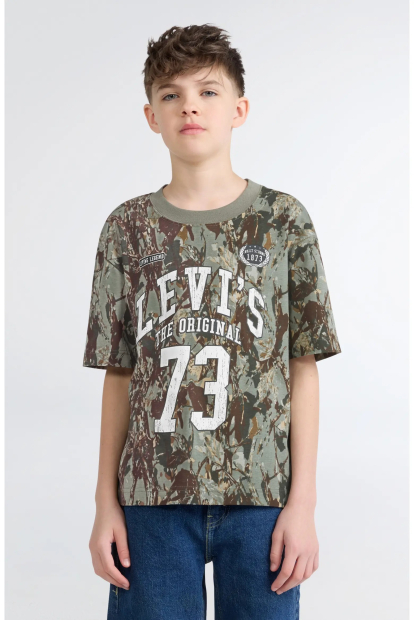 Детская футболка Levi's с принтом 1163222386 (Зеленый 5) на рост 104-110 см