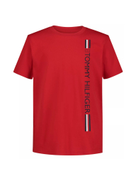 Детская футболка Tommy Hilfiger с логотипом 1159838956 (Красный 5)
