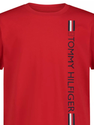 Детская футболка Tommy Hilfiger с логотипом 1159838956 (Красный 5)