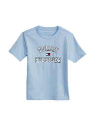 Детская футболка Tommy Hilfiger с логотипом 1159838961 (Голубой 5)