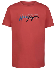 Детская футболка Tommy Hilfiger с логотипом 1159839541 (Розовый 6)