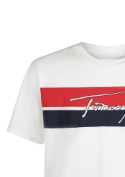 Детская футболка Tommy Hilfiger с логотипом 1159839562 (Белый L)