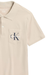 Футболка-поло Calvin Klein с логотипом 1159839984 (Бежевый XL)